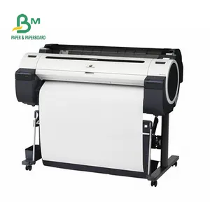 2inch 3inch lõi tùy chỉnh kích thước không tráng 36 ''x 150m 20lb Trắng CAD plotter giấy cuộn cho dệt vẽ