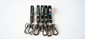 Llaveros Personalizados al por Mayor con Logotipo, Llavero de Cuero de Lujo con Clip Metálico, Accesorios Automotrices, 5 Colores Disponibles - Product Image 3