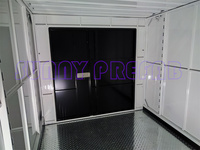 8'10'12' Pieds MINI Acier Assembler Mobile Mobile Mobile Mobile Mobile Conteneur De Stockage Conteneur Modulaire Pliable Boîte De Rangement 10ft