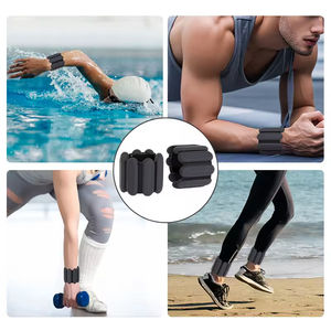 Bracelet lesté en silicone pour la <span class=keywords><strong>natation</strong></span>, le fitness, le Pilates, poids pour chevilles et poignets - Product Image 5