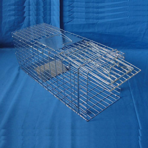 Trappola per Animali Grande Gabbia in Acciaio per Roditori e Procioni - Product Image 6