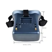 แว่นตา FPV รุ่น 008D-5.8G สำหรับแว่นตา FPV แบบเสาอากาศคู่ขนาด 4.3 นิ้ว - Product Image 4