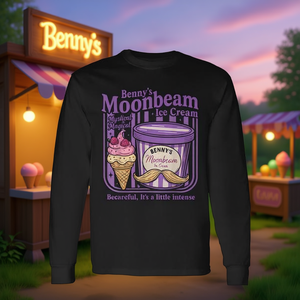 เสื้อยืดแขนยาวพารอดี้มูนบีมไอศกรีมของเบนนี่ - Product Image 3