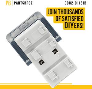 PartsBroz-Ajustador de rejilla para lavavajillas, compatible con modelos de <span class=keywords><strong>Samsung</strong></span>, reemplazo para uso en hoteles, AP5736133 2983167, PS8690520 - Product Image 2