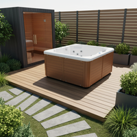 Accessoire de vidange pour spa intérieur de villa, pour adultes, avec panneau de commande portable et éclairage LED Evolution
