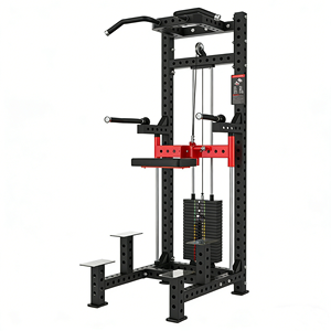 Équipement de fitness multifonctionnel commercial pour salle de sport, appareil d'entraînement assisté pour les épaules et les tractions avec barre simple et double - Product Image 2