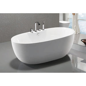 อ่างอาบน้ำทรงสี่เหลี่ยมผืนผ้าแบบตั้งพื้น ทำจากหินเทียม ทนทาน เป็นมิตรกับสิ่งแวดล้อม ดีไซน์ทันสมัย สำหรับแช่ตัว สีตามสั่ง เหมาะสำหรับอพาร์ทเมนต์ ใช้ภายในอาคาร - Product Image 2