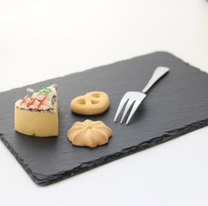 Ensemble <span class=keywords><strong>de</strong></span> 6 pièces bon marché, assiettes <span class=keywords><strong>de</strong></span> <span class=keywords><strong>service</strong></span> <span class=keywords><strong>en</strong></span> <span class=keywords><strong>ardoise</strong></span> noire, planches à fromage - Product Image 4