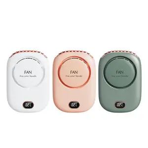 Gran oferta, venta al por mayor, Mini ventilador de mano, ventilador de bolsillo portátil y recargable por Usb, Mini ventilador portátil con cuello colgante