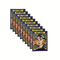 10 pièces pas aujourd'hui fille broderie fer sur Patch rétro Pop Art Style Applique pour sac à dos veste Denim vêtements décoration