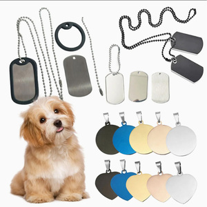 Bán buôn tùy chỉnh Pet <span class=keywords><strong>ID</strong></span> <span class=keywords><strong>tag</strong></span> Nhôm Tên trống Dog Tags Mặt dây chuyền biểu tượng tùy chỉnh khắc Laser Cá Nhân Dog <span class=keywords><strong>Tag</strong></span> - Product Image 1