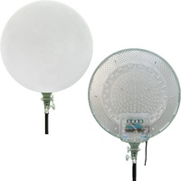 Lampe ronde plate à panneau lumineux RGB de 10 pouces, photographie, diffusion en direct, beauté, maquillage, publicité, prise de vue créative, ambiance colorée