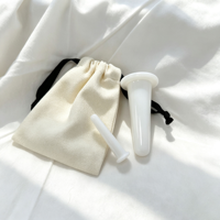Outils de massage chinois, ensemble de 2 ventouses faciales en silicone sous vide, ventouses Hijama, ensemble de massage par ventouses pour le visage