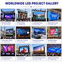 Pantalla LED de Alta Calidad a Todo Color P2.6-P4.8 IP65 Resistente al Agua para Interiores/Exteriores, Garantía de 5 Años para Alquiler en Eventos y Centros Comerciales