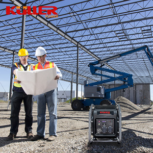 認証済みポータブル産業用ディーゼル4ストロークスターター発電機、50/60Hz周波数、14.2A電流、オープンフレームリコイルスタートシステム - Product Image 6