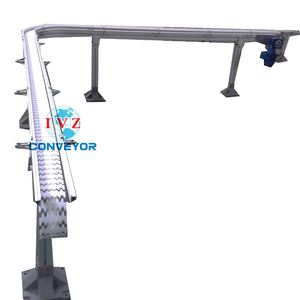 Nouveau Convoyeur à Chaîne Flexible avec Courroie en Polyuréthane Durable et Vitesse Réglable pour le Transfert de Bouteilles en Usine de Fabrication - Product Image 1