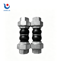 Joint de dilatation souple fileté en acier inoxydable avec filetage interne DN32 40 50 pour pipeline de transport de fluides, durée de vie 3-5 ans