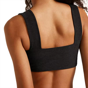 Custom Fashion Design Fitness Yoga Wear Quick Dry Sexy Squared Yoga Sport <b>Bra</b> for Women - Product Image 3