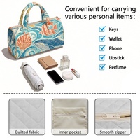 Sac à main brodé personnalisé avec imprimé tortue hawaïenne et motif floral Hibiscus des Fidji pour le shopping, les voyages et le quotidien
