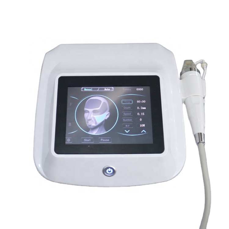 Máquina de microneedling frática profissional, para endurecimento da pele, remoção de rugas, lifting facial, redução de poros