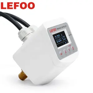 LEFOO yüksek kaliteli 220VAC akıllı dijital ekran hava basınç kontrolörü basınç anahtarı vakum pompası için