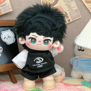 OEM ODM Personnages d'anime Poupée en <span class=keywords><strong>peluche</strong></span> super douce 20cm Identité personnalisée V Cartoon Game Figure <span class=keywords><strong>Tissu</strong></span> écologique pour la décoration intérieure - Product Image 5