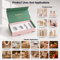 Caja de Regalo Cosmética Personalizada Premium Rosa con Cierre Magnético Rígido y Inserto de EVA para Empaque de Productos de Belleza a Precio Razonable