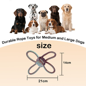 Juguete de Cuerda Resistente a Mordidas, Duradero y Ecológico para Mascotas, Juguete Masticable para Perros, Limpieza de Dientes - Product Image 2