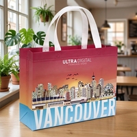 Sac en PP non tissé laminé avec impression de logo en couleurs personnalisées pour les restaurants, les hôtels, les mariages, les supermarchés, les promotions