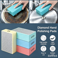 Bloc de polissage conique en diamant, éponge abrasive à grain moyen/gros et grain personnalisé pour carreaux de céramique, porcelaine, verre