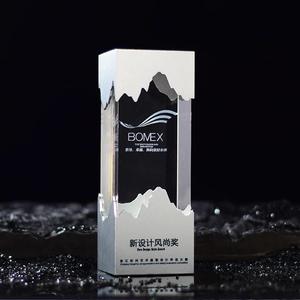 Concurso Souvenir Gift <span class=keywords><strong>Glory</strong></span> Award Grabado Premio de vidrio en blanco Placa de cristal Trofeo - Product Image 3