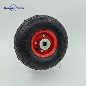 NS Discount 10% Off Factory Small 4.10/3.50-4 Roues/pneus pneumatiques en caoutchouc pour chariots à roulettes Autres roues Pneus et accessoires - Product Image 3