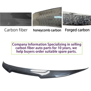 For 6 Series F06 Psm /F13 2Door Coupe M6 PSM Style Carbon Fiber <b>Rear</b> <b>Spoiler</b> Trunk Wing 2011-2018 - Product Image 4