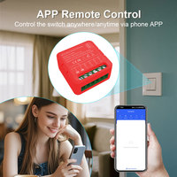 Module d'interrupteur WiFi miniature Esp8684 Tuya 1/2/3 voies, compatible avec la commande vocale via l'application Smart Life, Alexa et Google Home