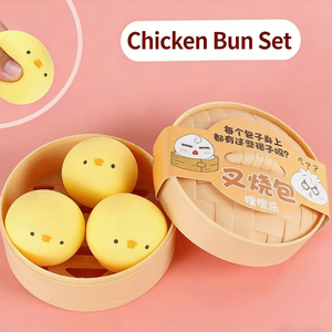 Jouets promotionnels anti-stress en forme de boulettes et pains <span class=keywords><strong>vapeur</strong></span>, avec kit de cuisson <span class=keywords><strong>vapeur</strong></span> - Product Image 2