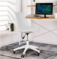 Chaise de bureau de direction moderne à dossier haut à prix abordable, réglable, en cuir PU, ergonomique, pour chambre ou bureau, avec roulettes pivotantes
