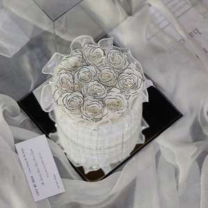 กล่องช่อดอกกุหลาบเก็บรักษาไว้นาน3-5ปีของขวัญวันเกิดสำหรับภรรยา/แฟนวันวาเลนไทน์และคริสต์มาสแบบกำหนดเอง - Product Image 3