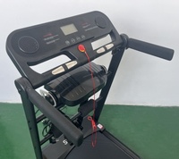Caminadora Eléctrica Plegable Multifuncional con Masajeador, Capacidad de 100 kg, Pantalla LED, para Entrenamiento Cardiovascular en Casa