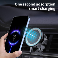 Support de chargeur de voiture sans fil magnétique universel - Charge rapide, maintien ferme pour tous les téléphones mobiles