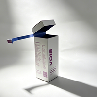 Boîte en carton personnalisée de haute qualité avec bande détachable pour emballage cosmétique