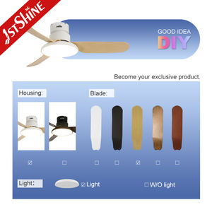 1stshine led ventilateur <span class=keywords><strong>de</strong></span> <span class=keywords><strong>plafond</strong></span> nordique gain <span class=keywords><strong>de</strong></span> place 3 pales encastré ventilateur <span class=keywords><strong>de</strong></span> <span class=keywords><strong>plafond</strong></span> avec lumière LED - Product Image 4