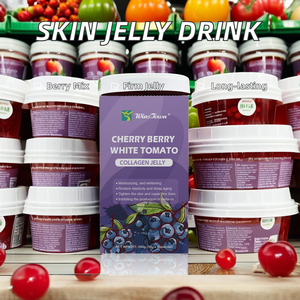 Gelée de collagène de marque privée pour le blanchiment de la peau Fibre alimentaire Beauté Cerise Baies Tomate blanche Réduit la mélanine Retarde le vieillissement - Product Image 3