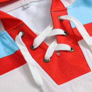 เสื้อฮอกกี้น้ำแข็งแบบสั่งทำพิเศษสำหรับ OEM ขายส่ง พร้อมลายพิมพ์แบบระเหิดและงานปักทีม - Product Image 3