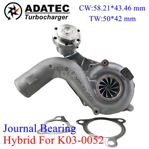 K03 K03-052 Turbocharger hibrid 11 + 0 pisau 53039880052 53039880058 Turbine turbin untuk Audi A3 TT VW Beetle Bora Golf 1.8T - Product Image 2