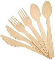 Ensemble de couverts jetables en bambou naturel de qualité supérieure, prix d'usine en gros de Chine, écologiques et minimalistes, pour les fêtes