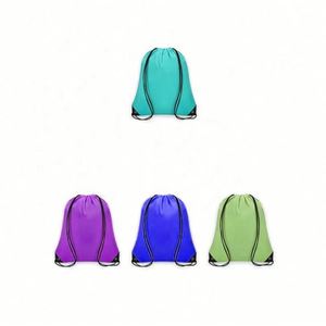 Promotional Polyester Gift <b>String</b> <b>Bag</b> Sports Traveling Custom Drawstring Backpack <b>Bag</b> for Men Women Children - Product Image 1