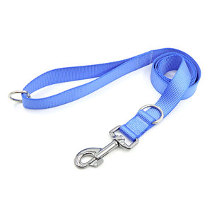 Laisse pour chien en nylon bleu uni, durable, style simple pour chiens - Product Image 2