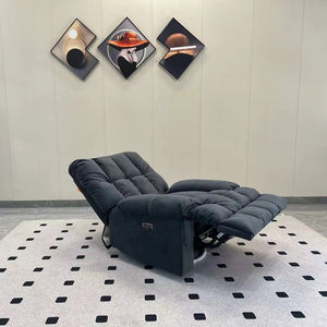 Nouveau style de canapé une place, canapé inclinable zéro gravité, canapé inclinable confortable en tissu velours, meubles de salon - Product Image 6
