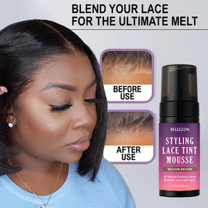 Kit d'installation de perruque à tenue <span class=keywords><strong>extra</strong></span> <span class=keywords><strong>forte</strong></span>, Mousse teintée pour lace, <span class=keywords><strong>Spray</strong></span> de fusion, Protecteur cutané, Adhésif pour perruque, <span class=keywords><strong>Colle</strong></span> et dissolvant pour lace - Product Image 5