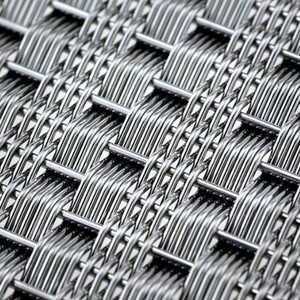 Maille de fil métallique tissé décorative en acier inoxydable pour revêtement mural intérieur d'hôtel, ascenseur, hall - Product Image 2